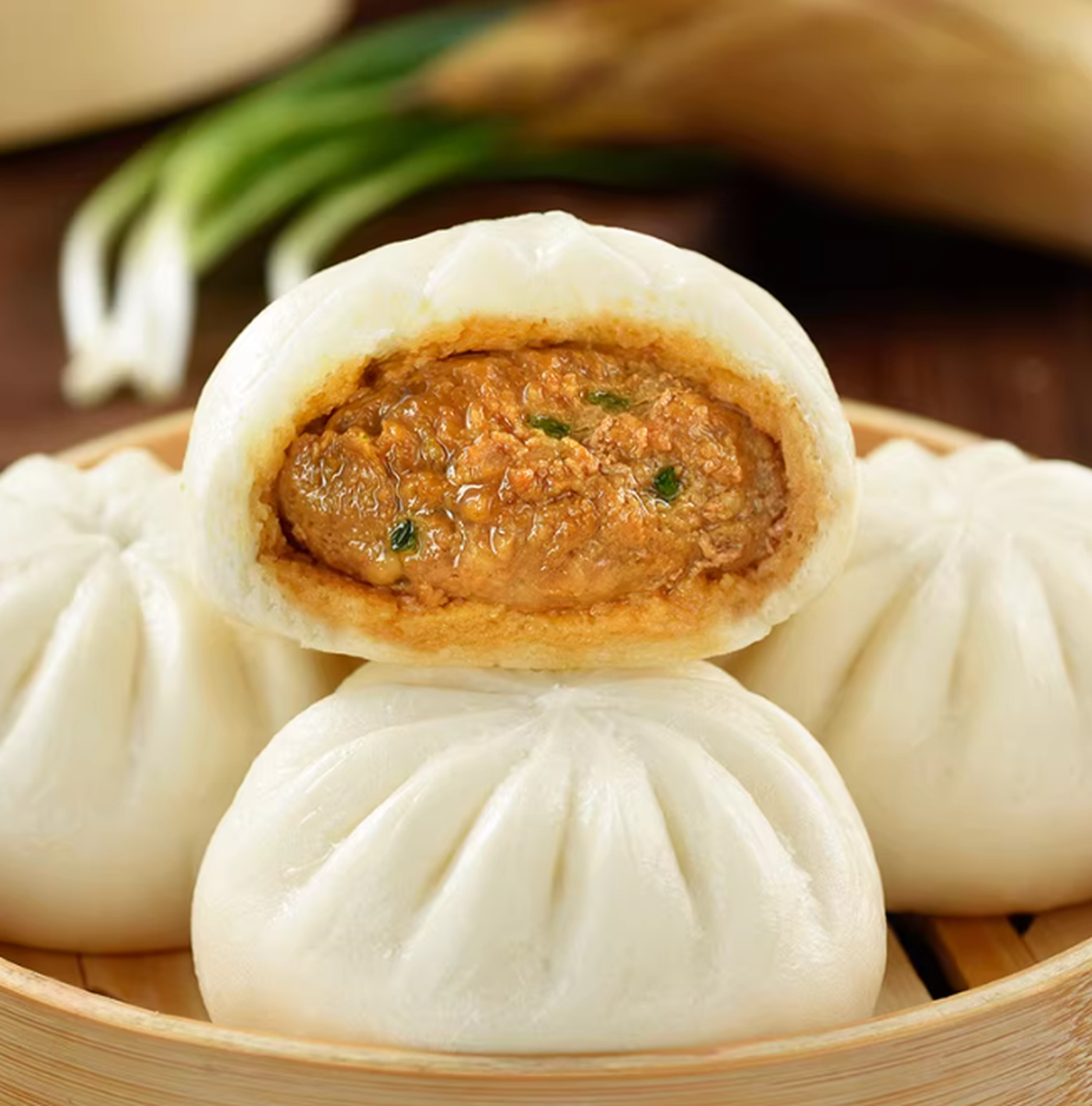 FRESHASIA Bao farci au porc cuit à la vapeur - 400 g