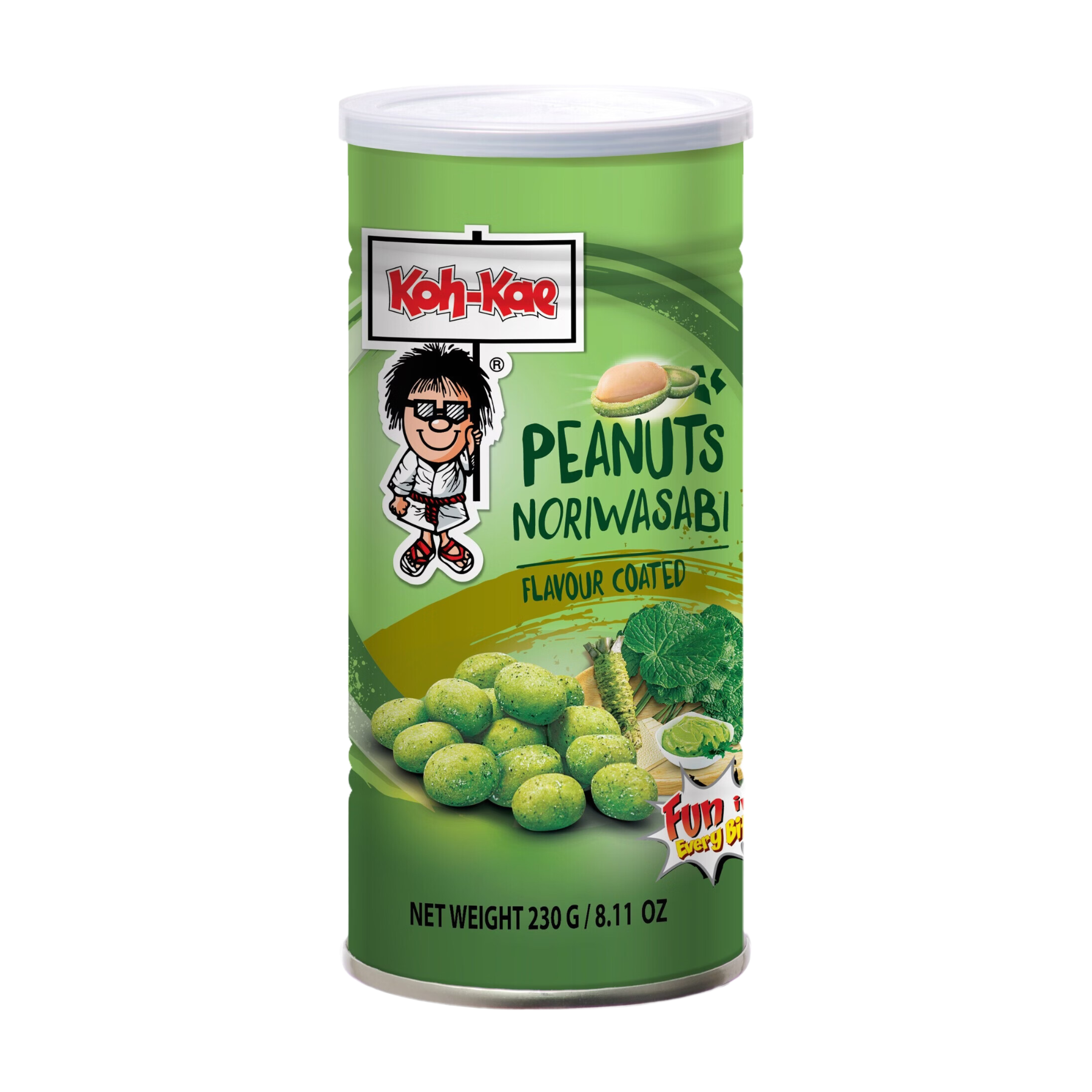 Koh-Kae Cacahuètes enrobées saveur nori wasabi - 230 g