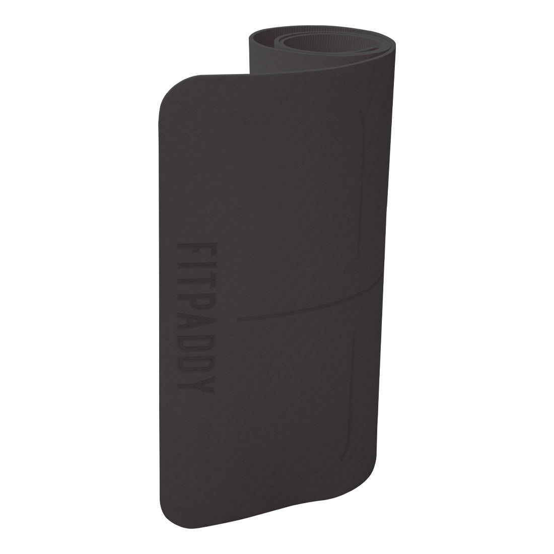 FITPADDY MAT01BL TPE Tapis de yoga 183 x 61 cm Noir