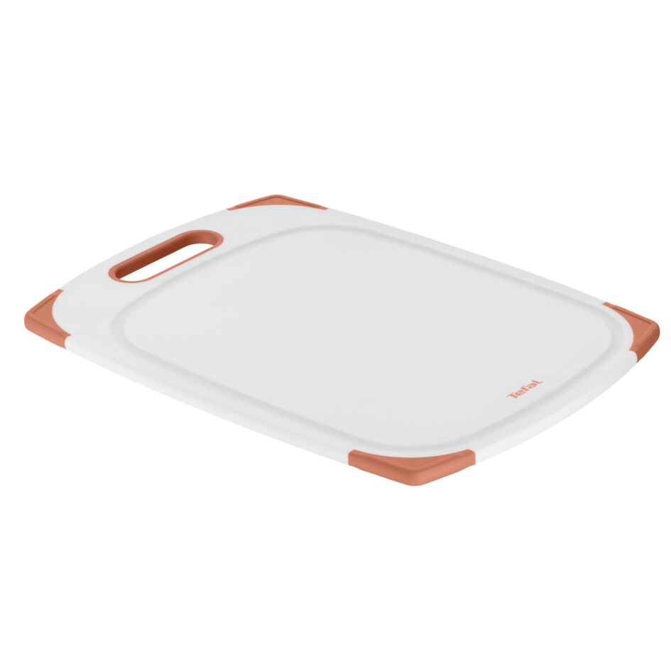 Tefal Fresh Kitchen, planche à découper en plastique durable, antidérapante, avec poignée