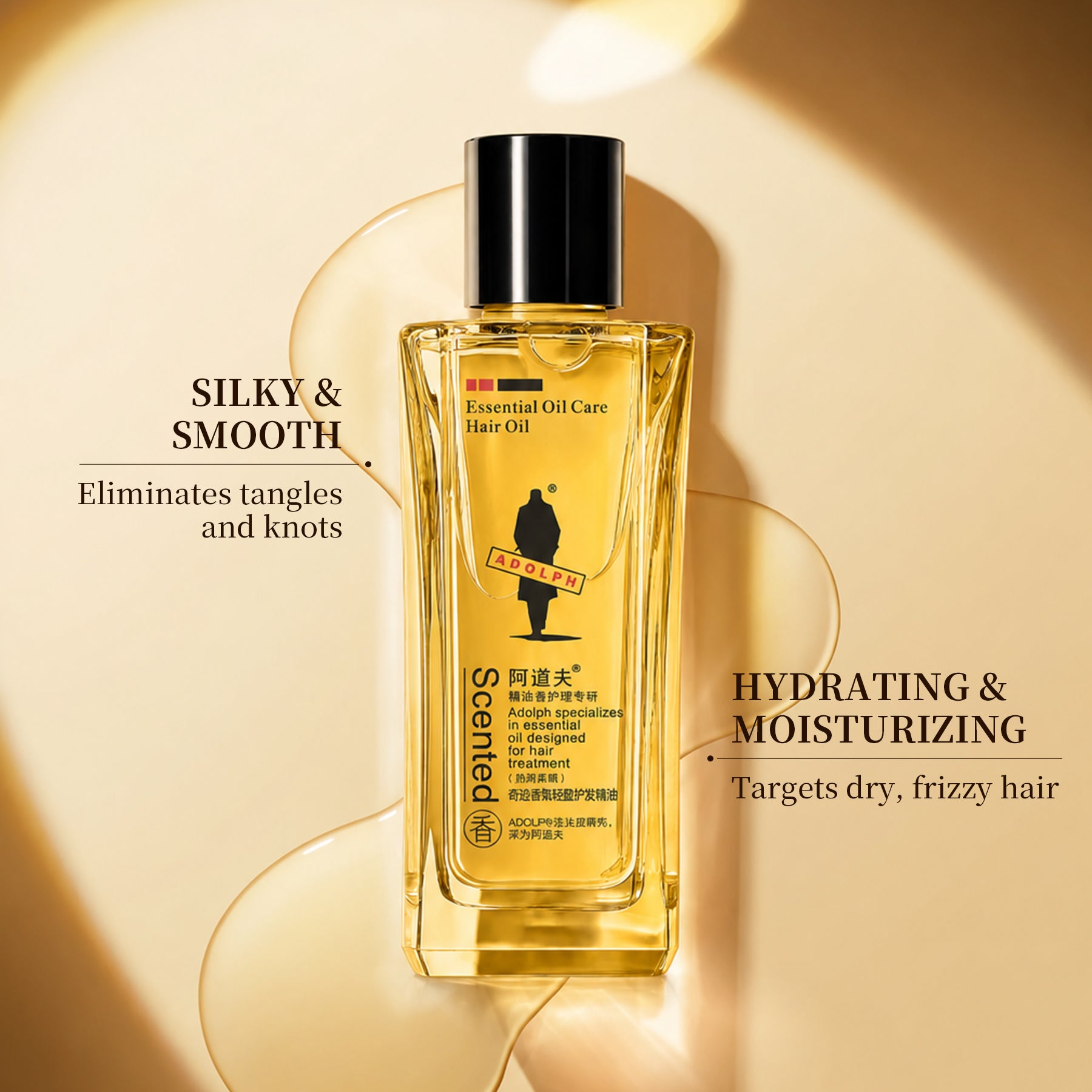 ADOLPH Huile de Soin Capillaire aux Huiles Essentielles 30 ml