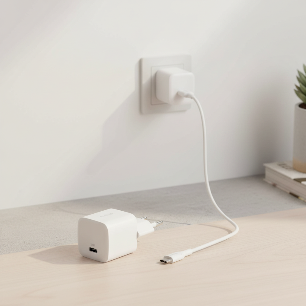Belkin Chargeur USB-C Power Delivery 25 W avec câble, blanc
