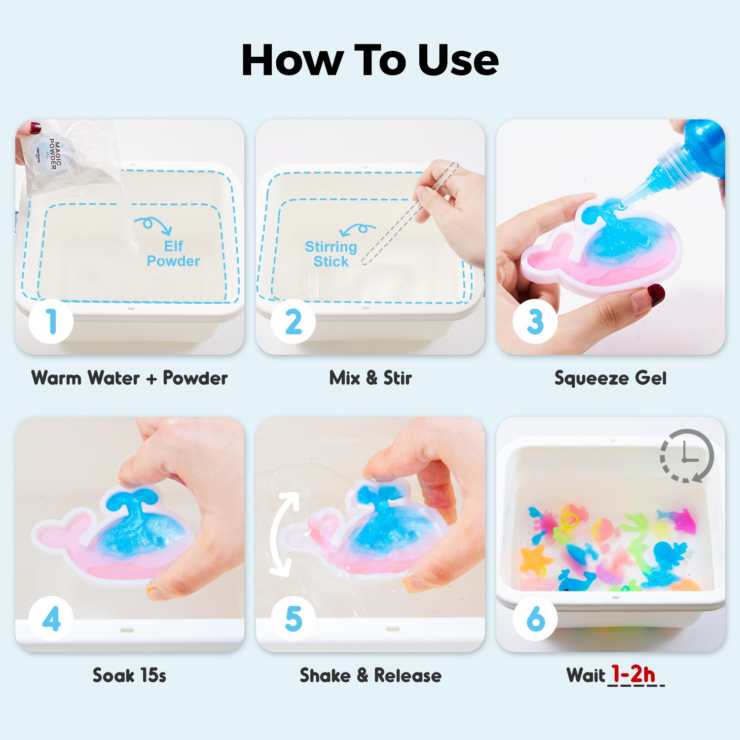 Jar Melo Kit de jouets des elfes et de l’eau magique