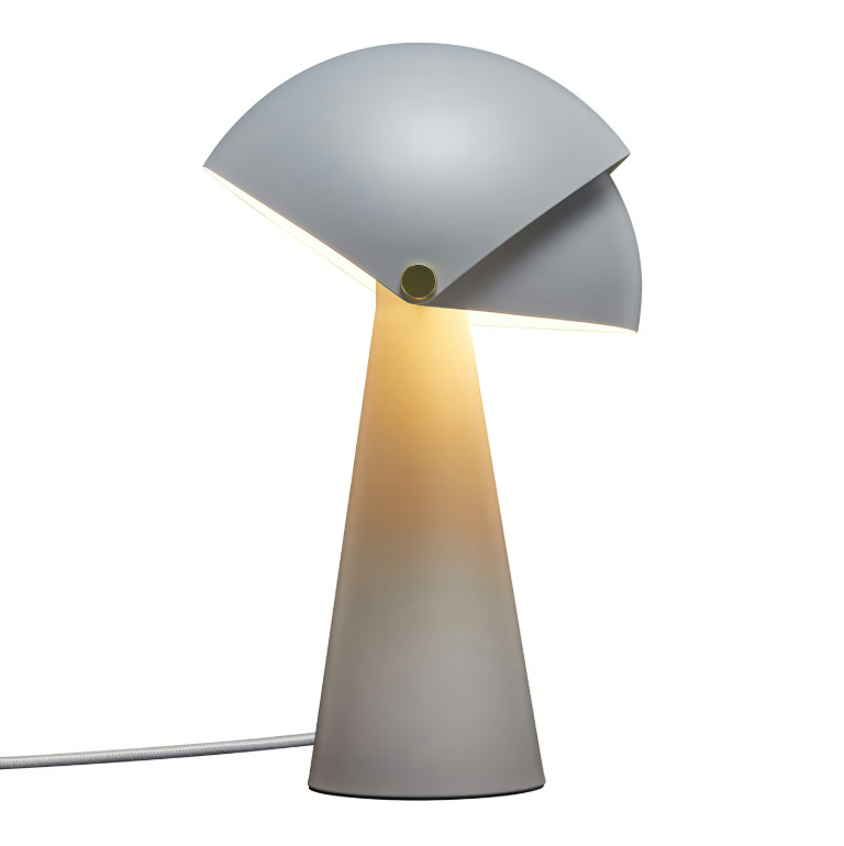 Lampe à poser ALIGN métal gris IP20 E27 - DFTP, Intérieur