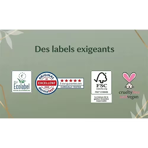 LOVE & GREEN Couches Hypoallergéniques Écologiques Taille 1 2-5kg - 23 couches
