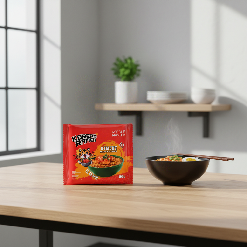 NOODLE MASTER Nouilles instantanées saveur kimchi 100g