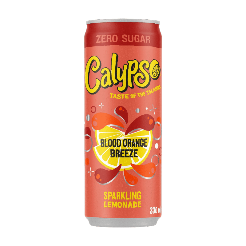 CALYPSO Limonade PétillanteOrange Sanguine Breeze Sans Sucre 330ml