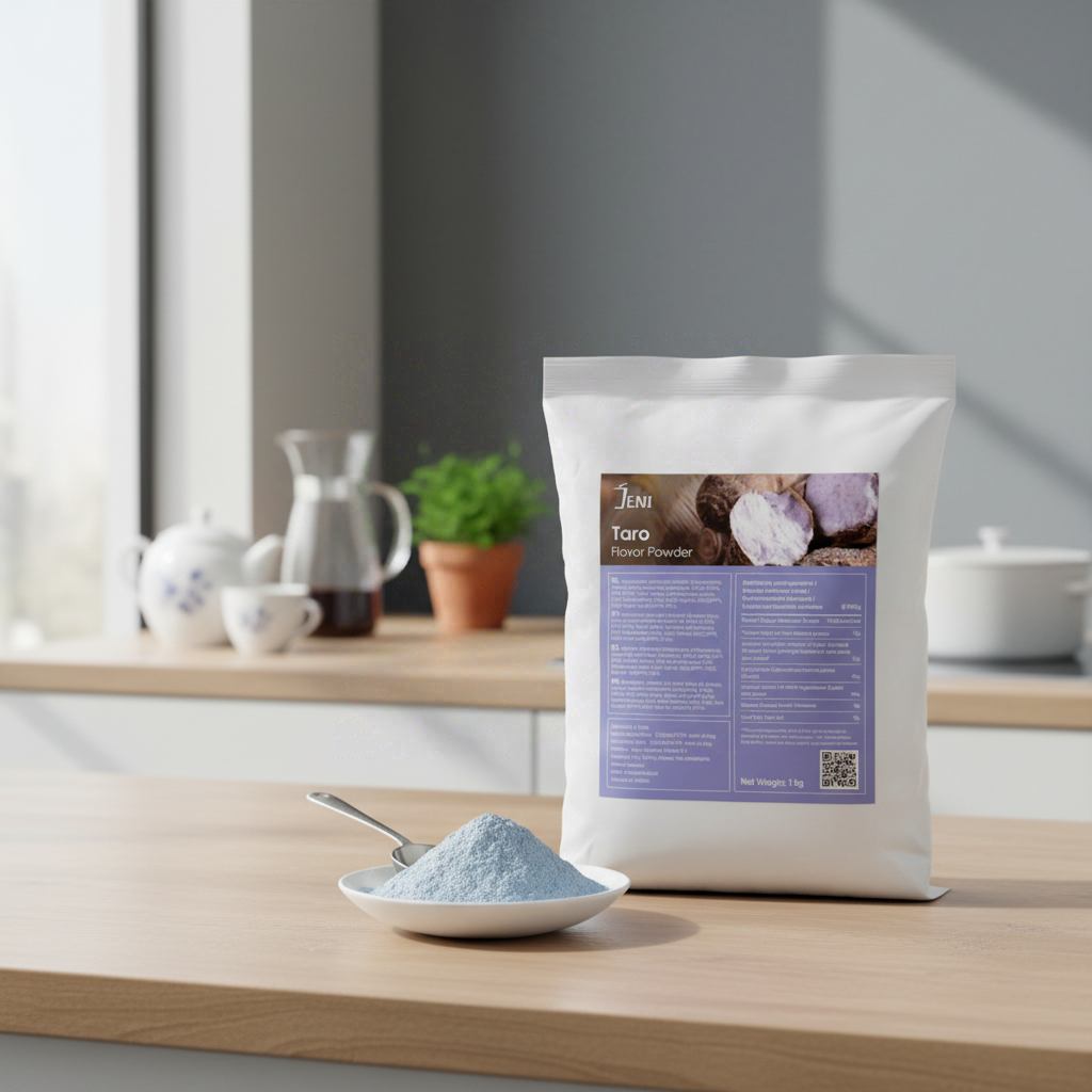 JENI Poudre saveur taro - 1 kg (pour 30 tasses)