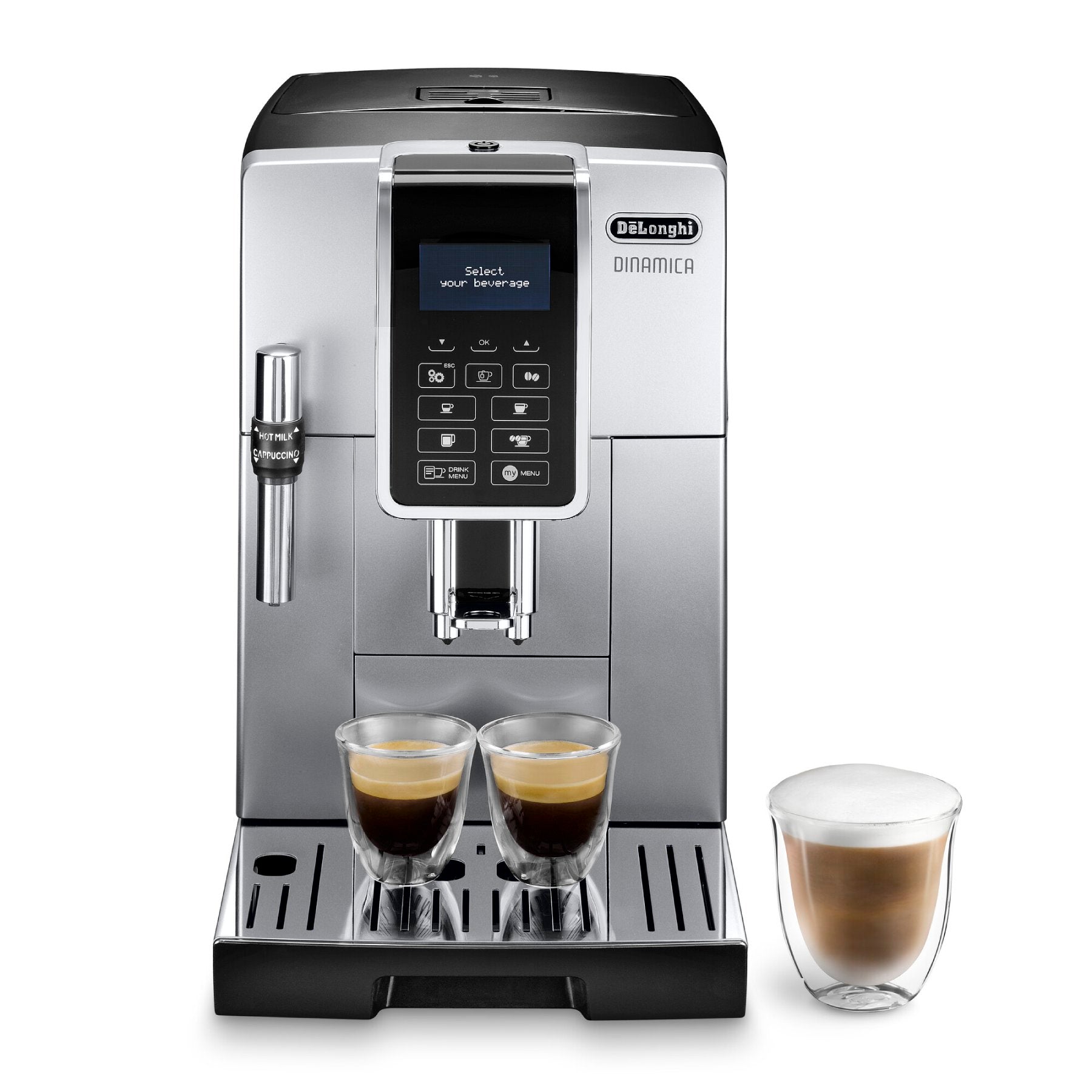 DE‘LONGHI Dinamica, Machine Expresso Automatique, ECAM350.35.SB, Silver