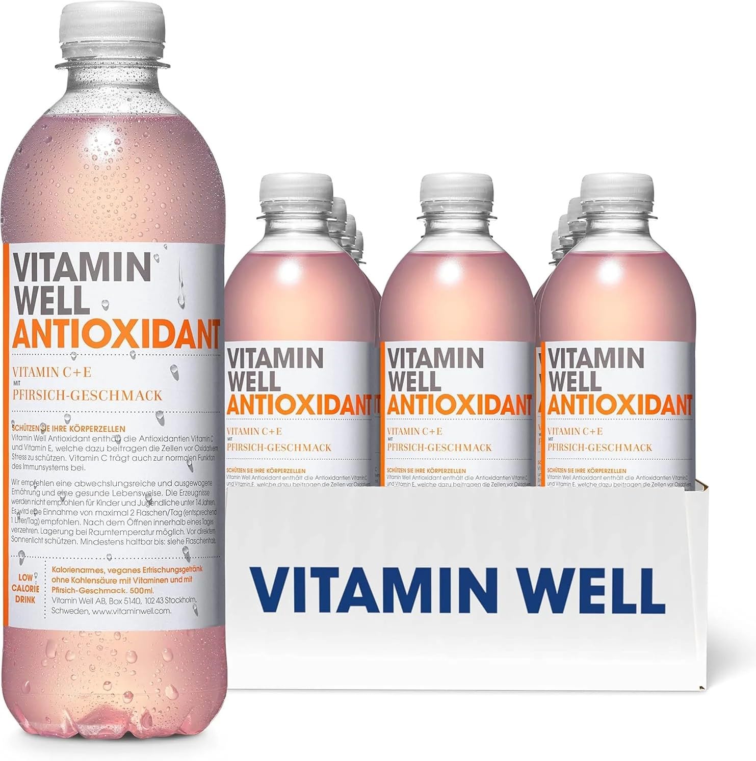 VITAMIN WELL Antioxidant Pêche Pack 12x 50cl