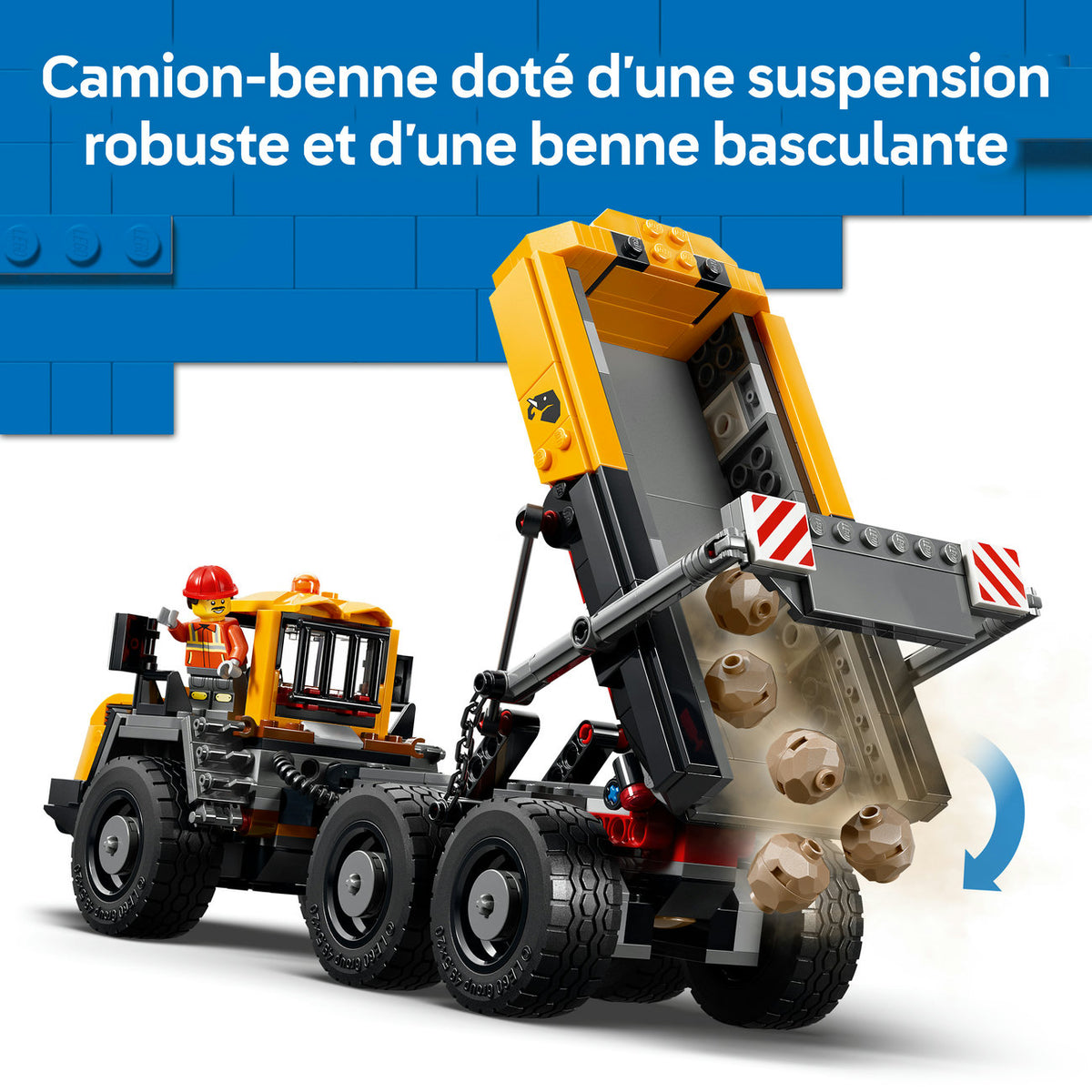 LEGO City 60494 Le camion-benne et la chargeuse frontale