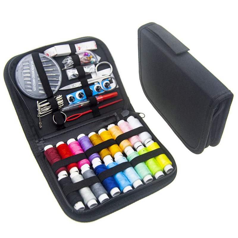 JORDAN&JUDY Kit de couture domestique 86 pièces, comprend fil, aiguilles, boutons et outils de réparation
