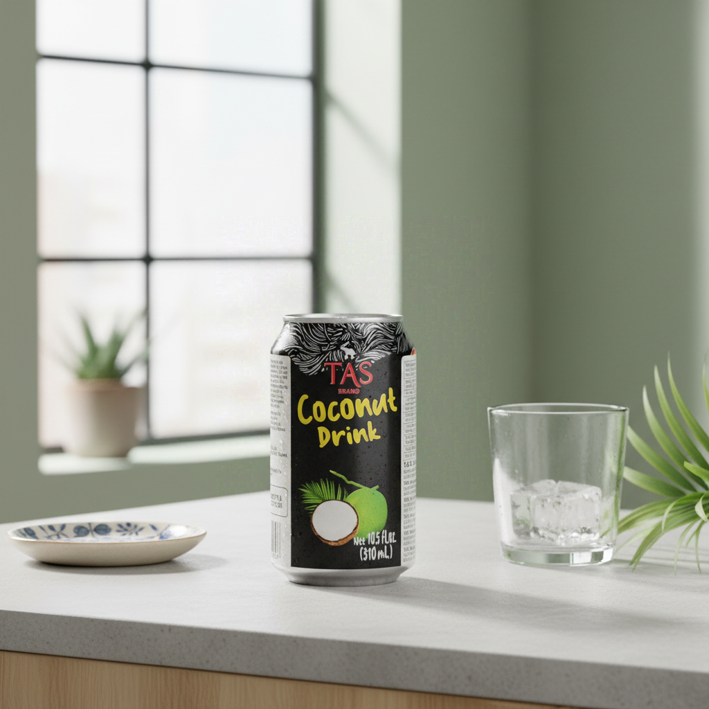 TAS Boisson à la noix de coco noire en canette - 310 ml