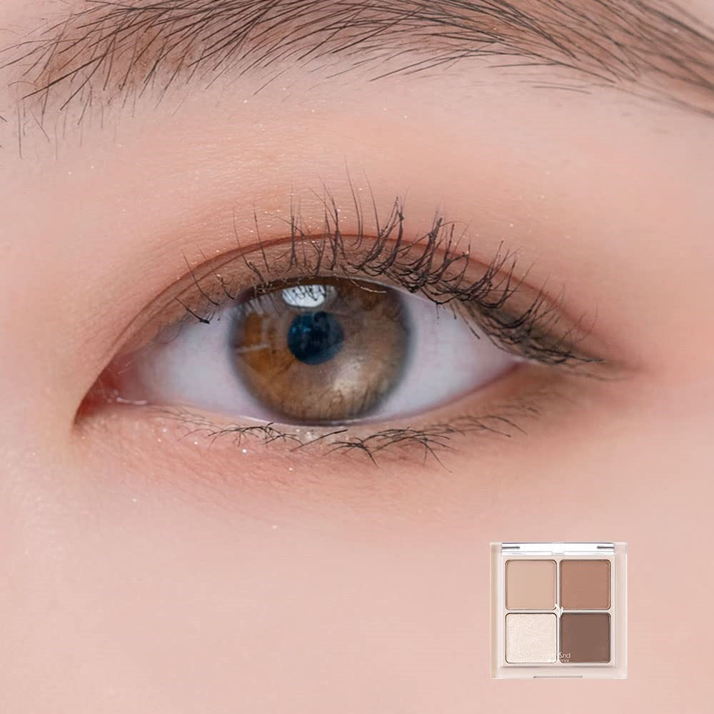 rom&nd Palette de fards à paupières Mieux que les yeux N01 Fleur de saule séchée 7g
