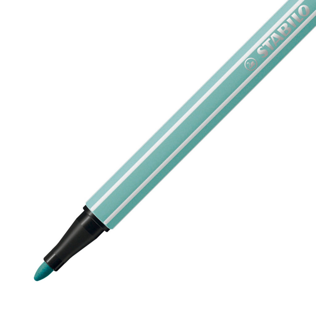 STABILO Pen 68 Feutres à pointe en fibre de qualité supérieure - Couleurs pastel - Lot de 15