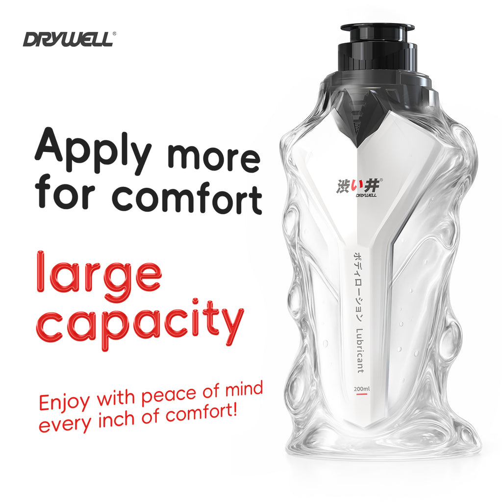 Drywell Backdoor Special Gel intime, à base d'eau, 200 ml. Texture légère, facteurs innovants de verrouillage de l'humidité créant une hydratation longue durée à base d'eau.