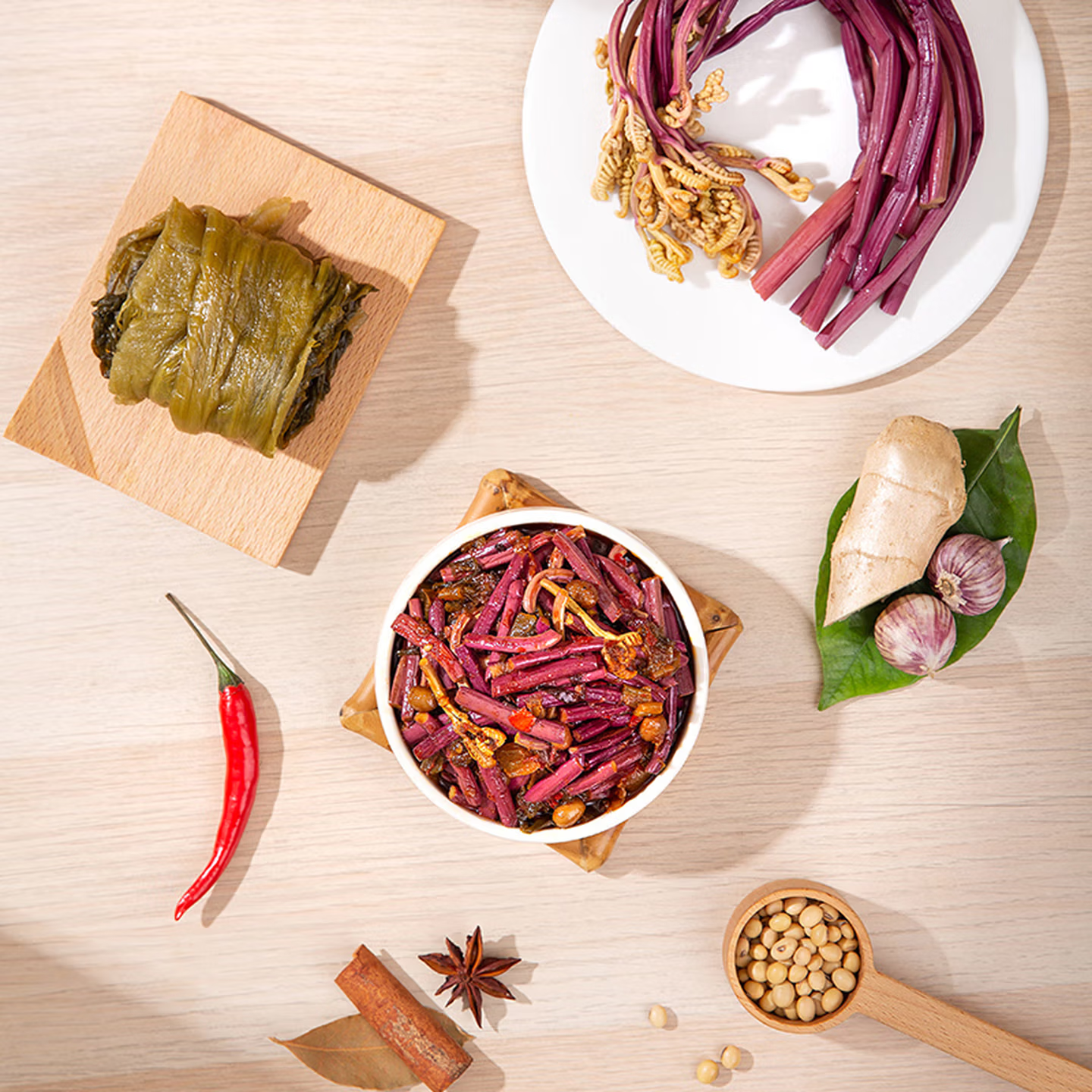 Fan Sao Guang Accompagnement pousses de fougère sautées 280 g