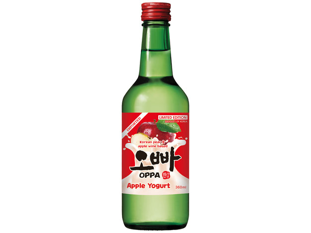 OPPA Soju saveur pomme et yaourt 12 % vol - 360 ml