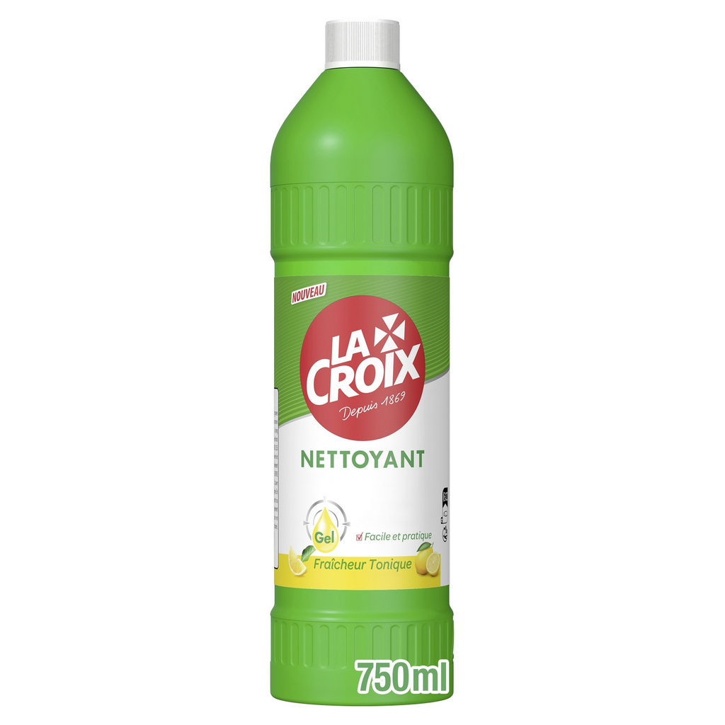 Lacroix Nettoyant Gel Javel Précision, Bouchon Anti-Éclaboussures pour Application Ciblée, Multi-Usages, Parfum Fraîcheur Tonique, 750 ml