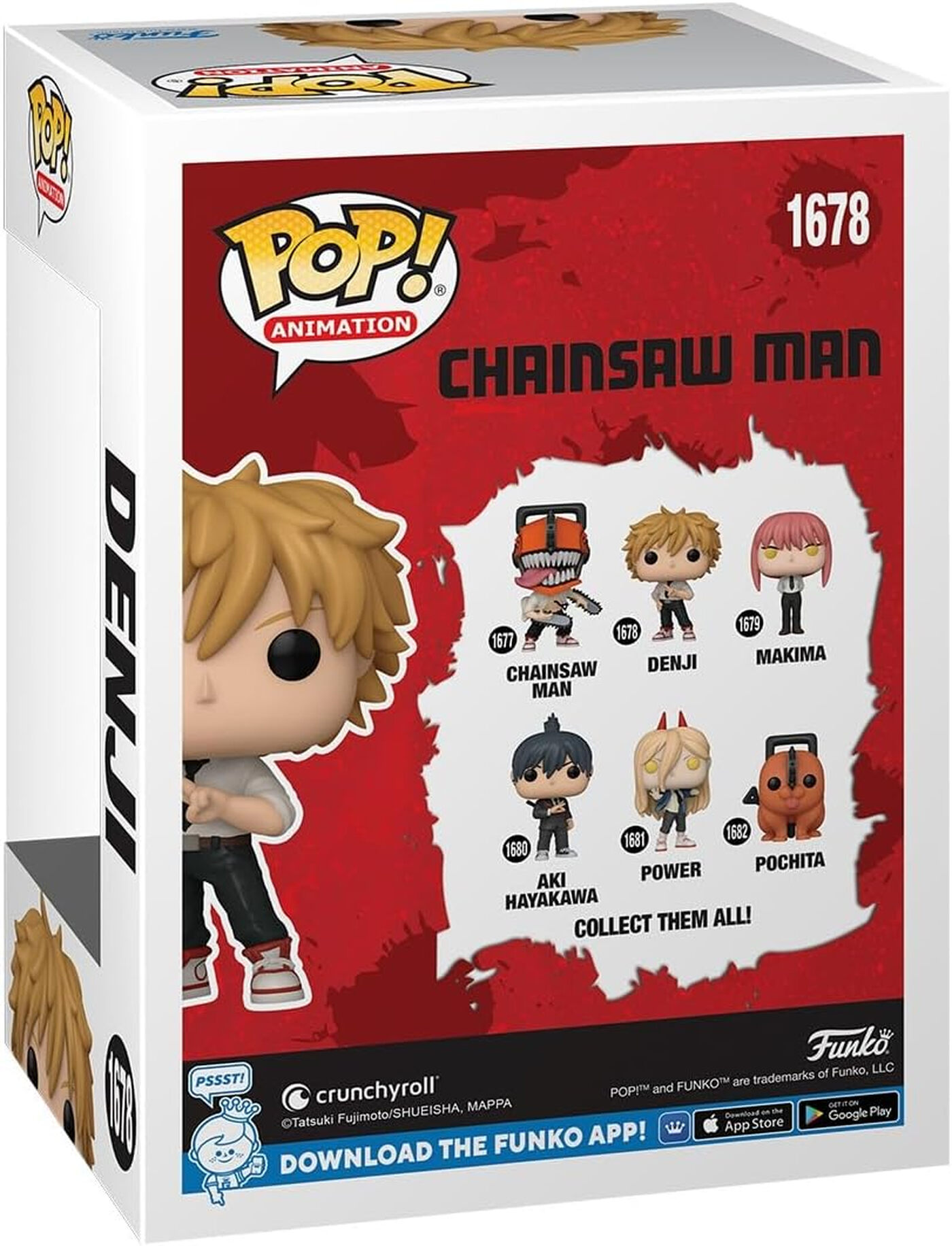 FUNKO Pop! Animation Chainsaw Man #1678 Denji