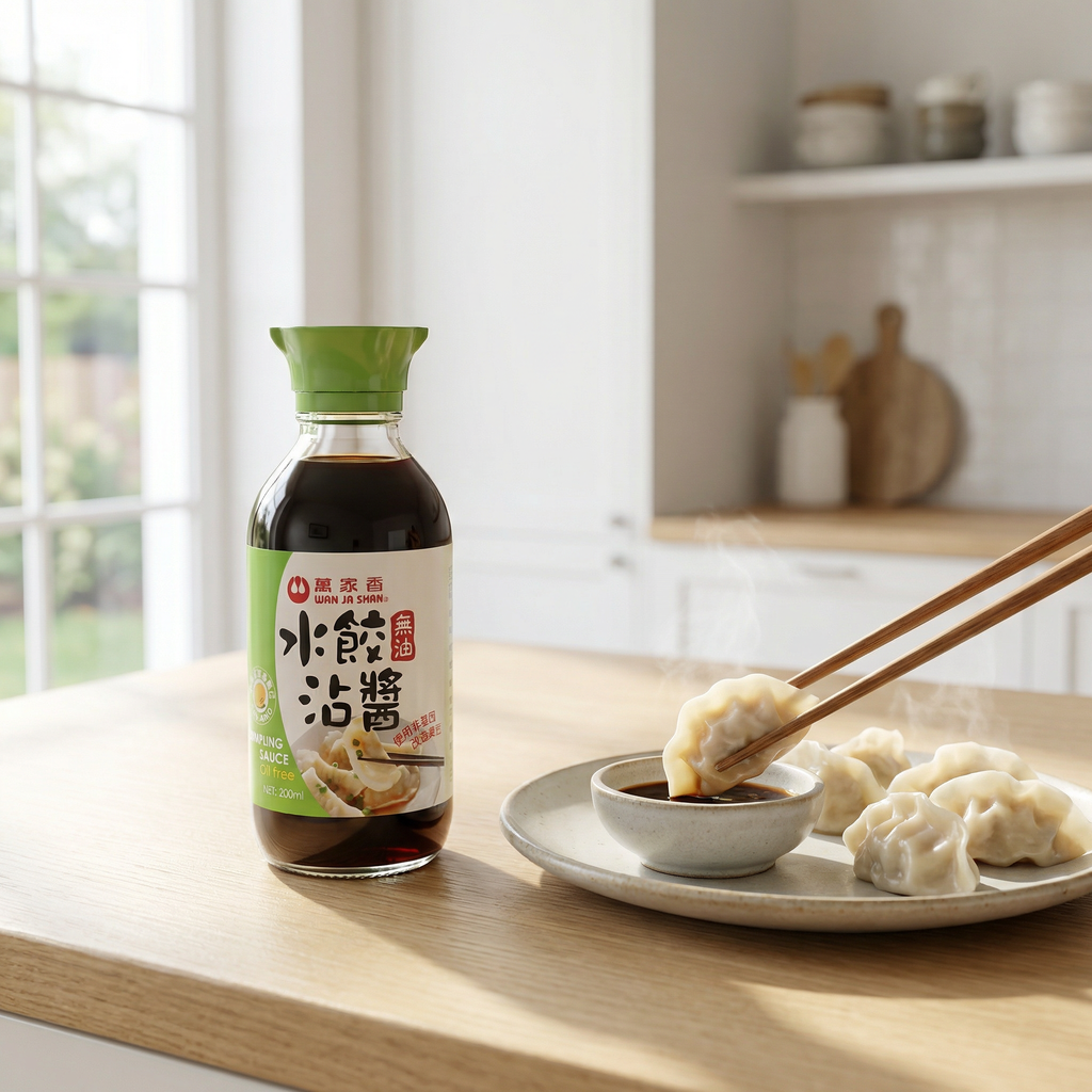 WAN JIA XIANG WJX Sauce pour raviolis sans huile - 200 ml