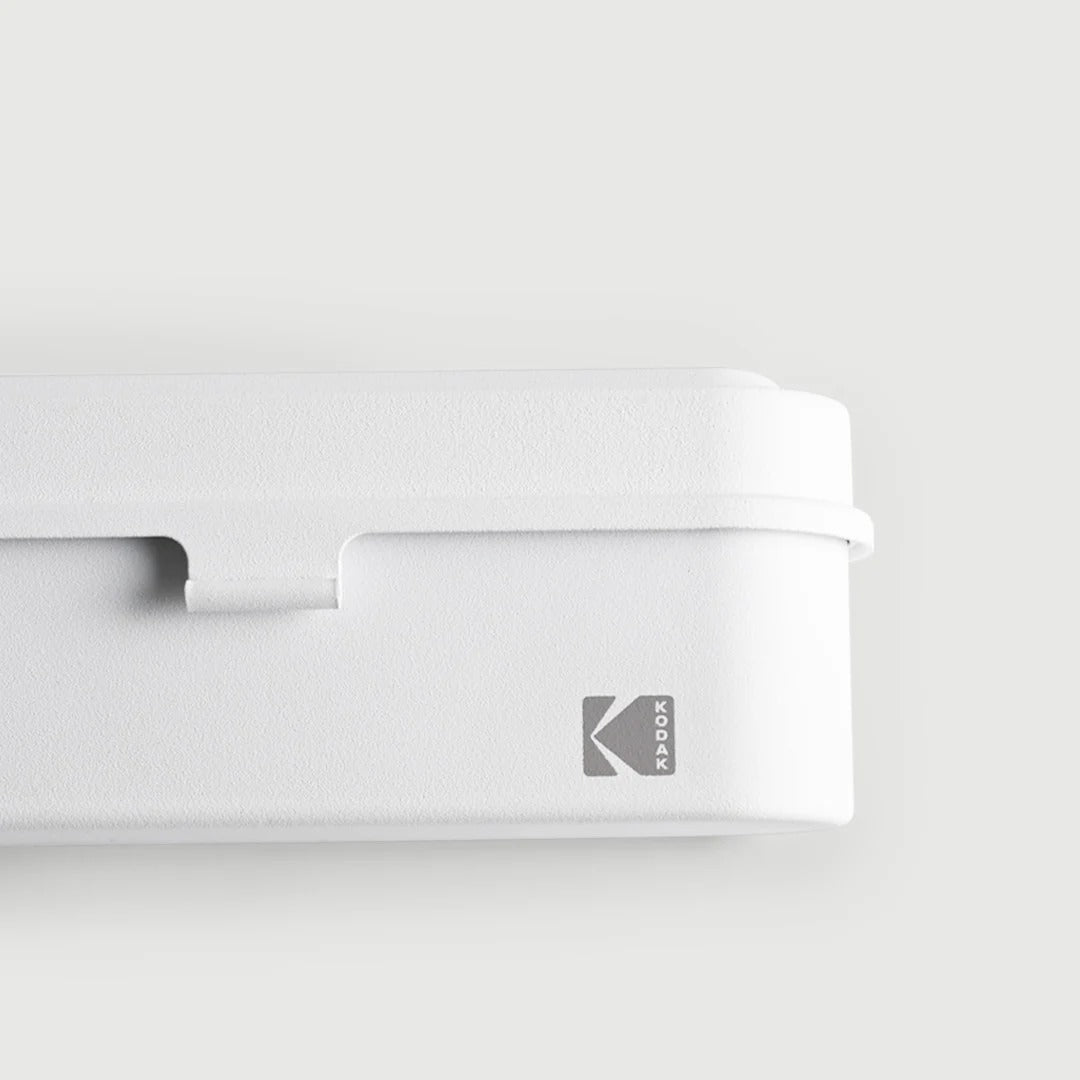 Kodak Boîte de rangement en métal pour pellicule 135 mm, Blanc