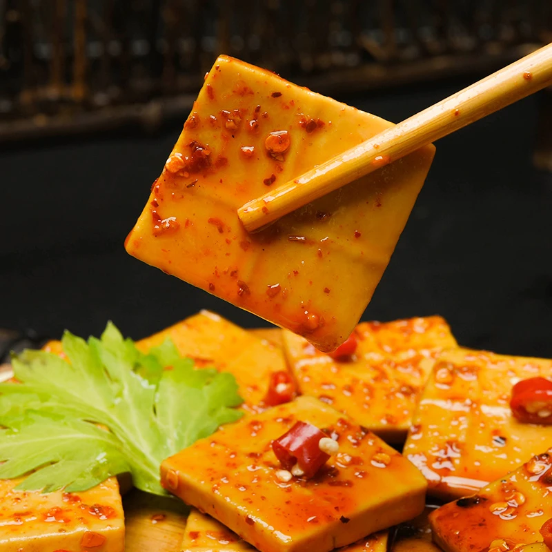 HAO BA SHI En-cas de tofu Nanxi saveur épicée 60 g