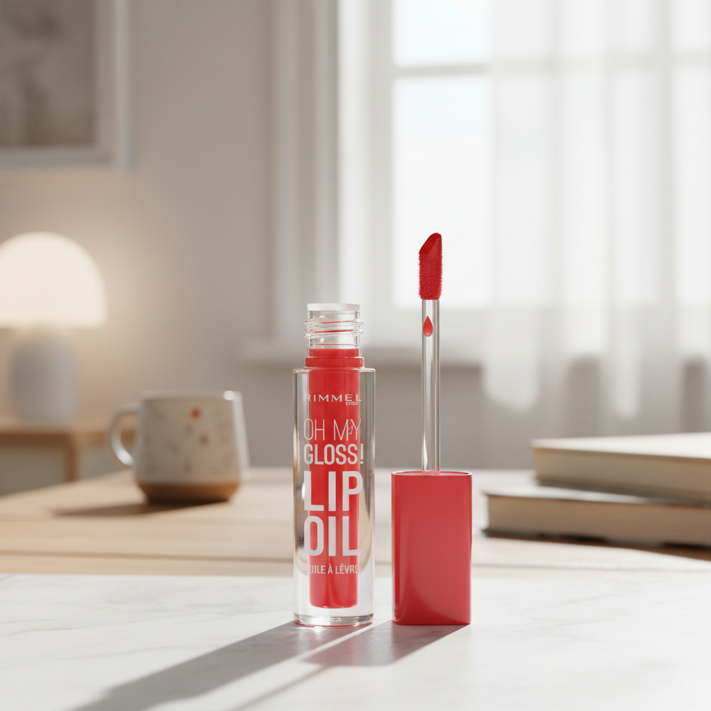 Rimmel Oh My Gloss Huile à lèvres 004 Rouge vif