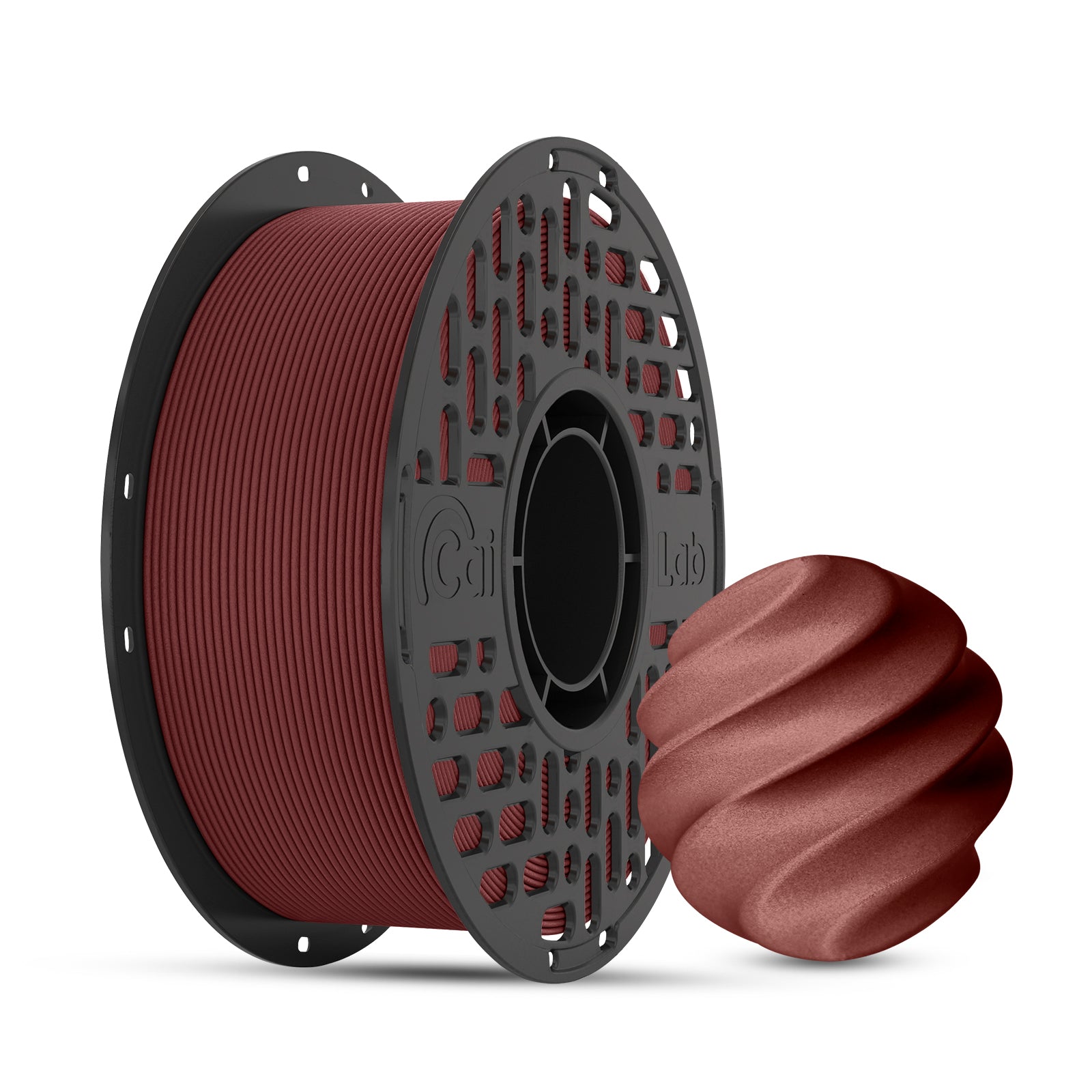 CaiLab Filament PETG fibre de carbone pour imprimante 3D - Rouge bordeaux