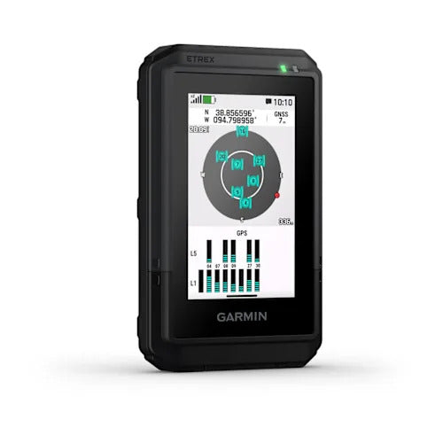 GARMIN eTrex Touch, GPS portable compact et léger, Écran tactile, Cartes et sentiers préchargés, Batterie rechargeable