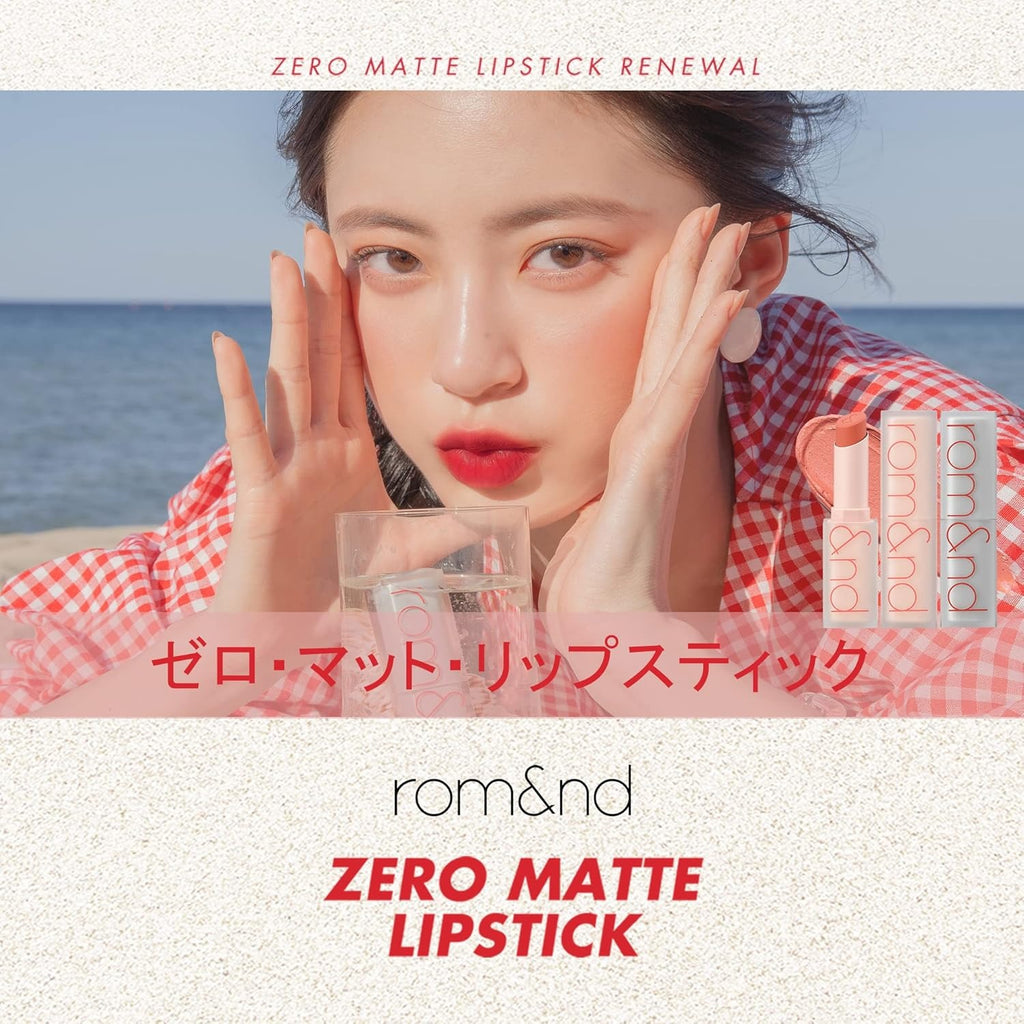 rom&nd Rouge à lèvres zéro mat 17 Red Heat 3 g