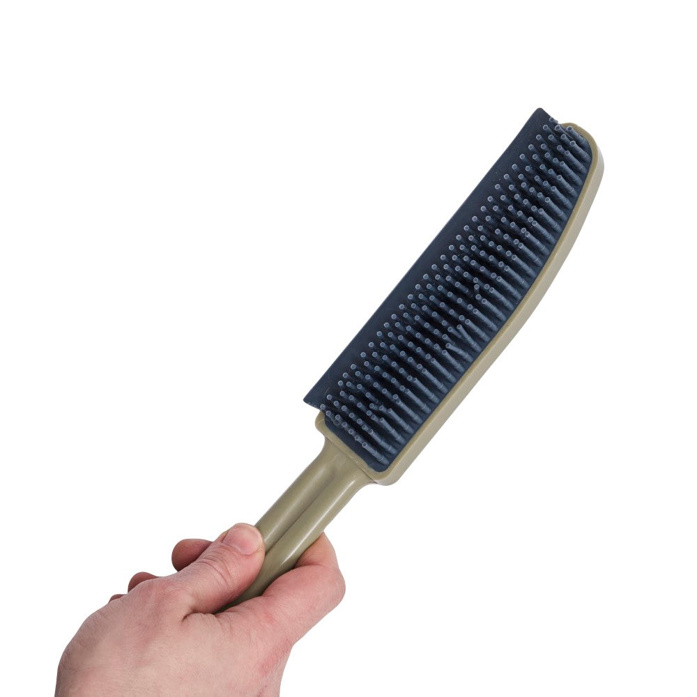 JE CHERCHE UNE IDEE Brosse de nettoyage avec grattoir en caoutchouc