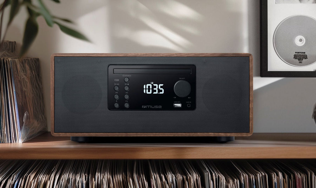 MUSE M-692 BTCW Enceinte Bluetooth avec radio FM, CD et port USB