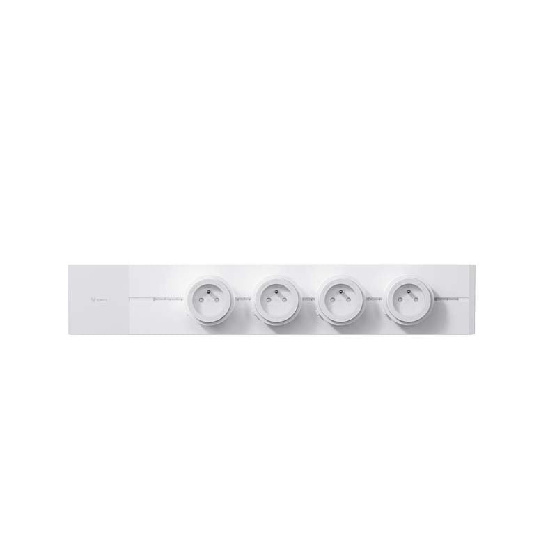 GONEO Rail de prises mural 500 mm blanc