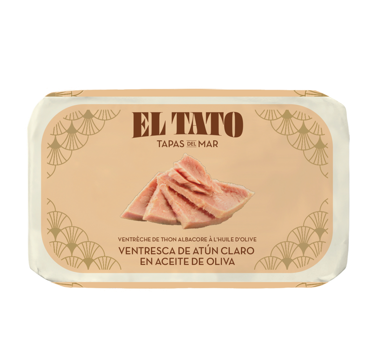 El Tato Ventreche de thon albacore à l'huile d'olive - 120/85 g