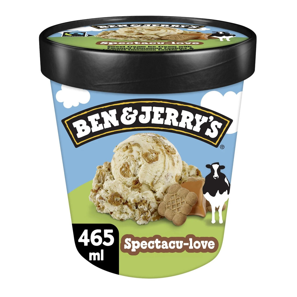 Ben & Jerry's Crème glacée Spectacu-love Caramel Spéculoos - 465 ml