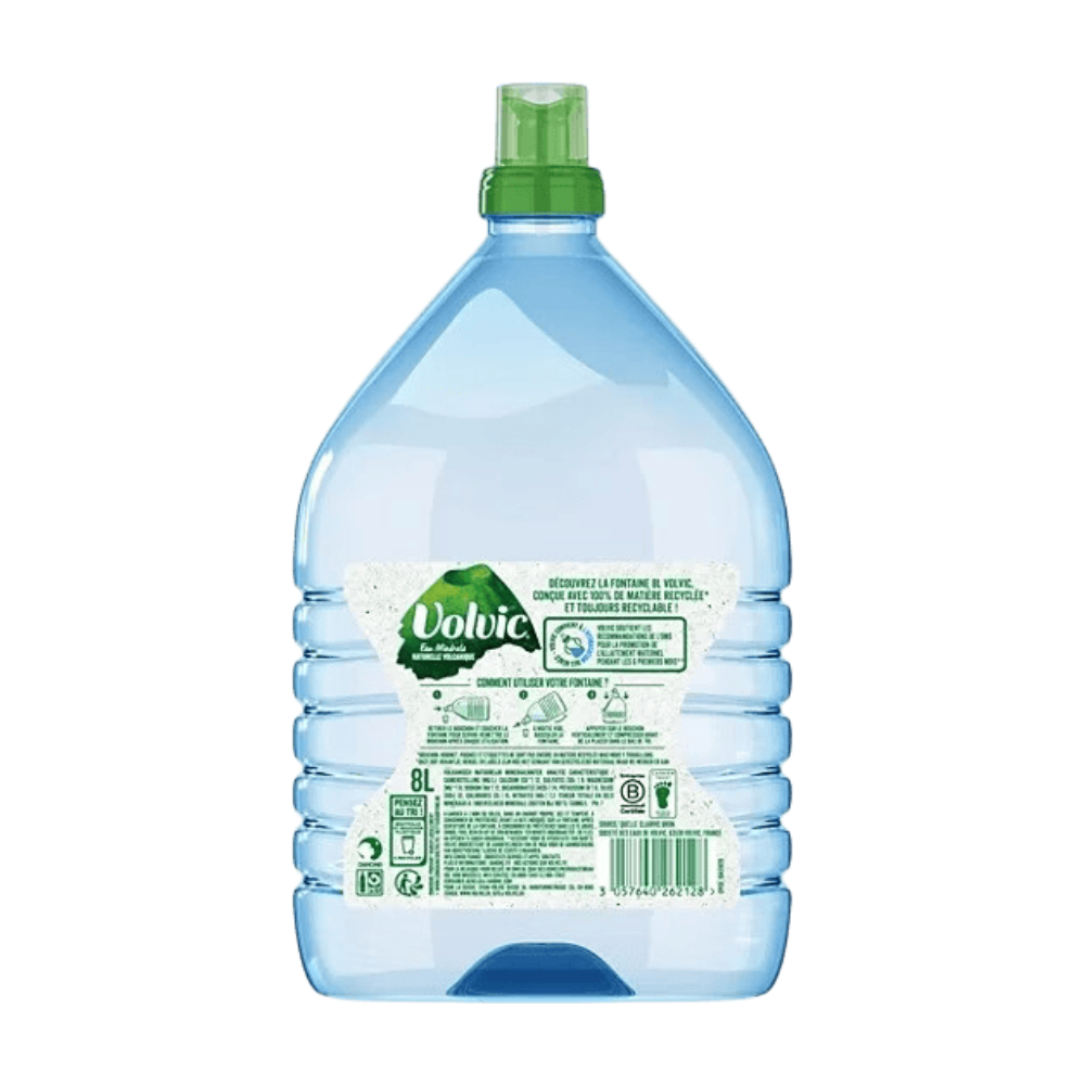 Volvic Eau minérale naturelle 8 L