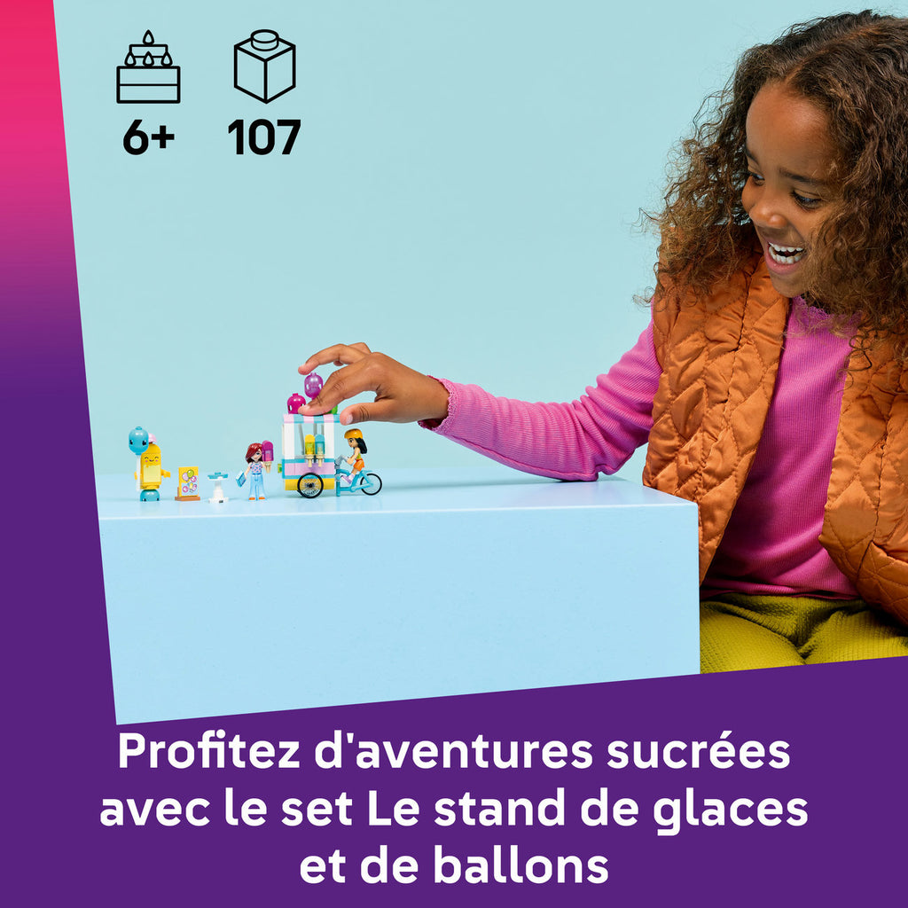 LEGO Friends 42692 Le stand de glaces et de ballons
