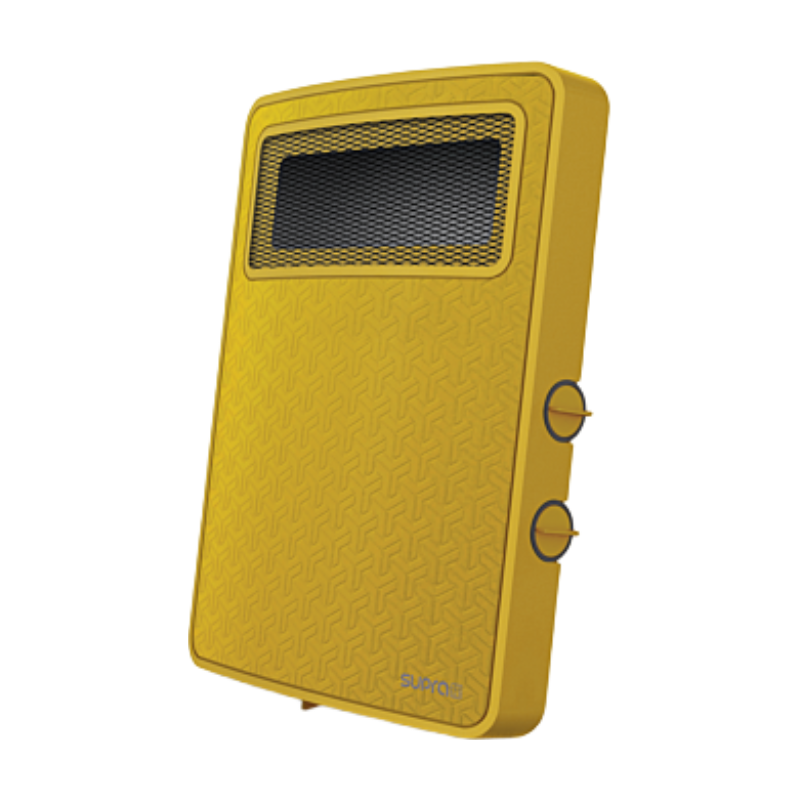 Supra ETNO Graphik Ventilateur électrique, 2000 W Jaune