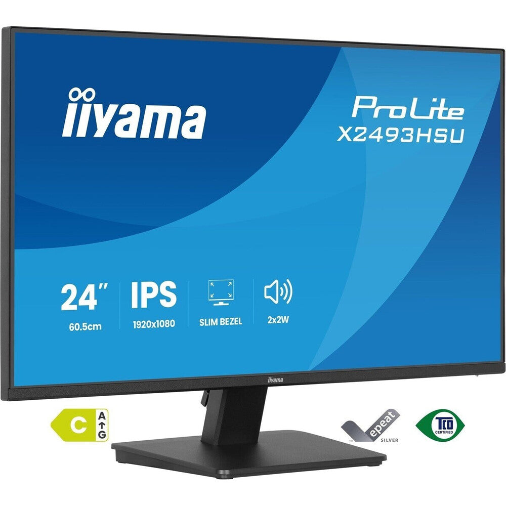 iiyama ProLite X2493HSU-B1 - Moniteur 24" Full HD - Dalle IPS - 120 Hz - Hub USB