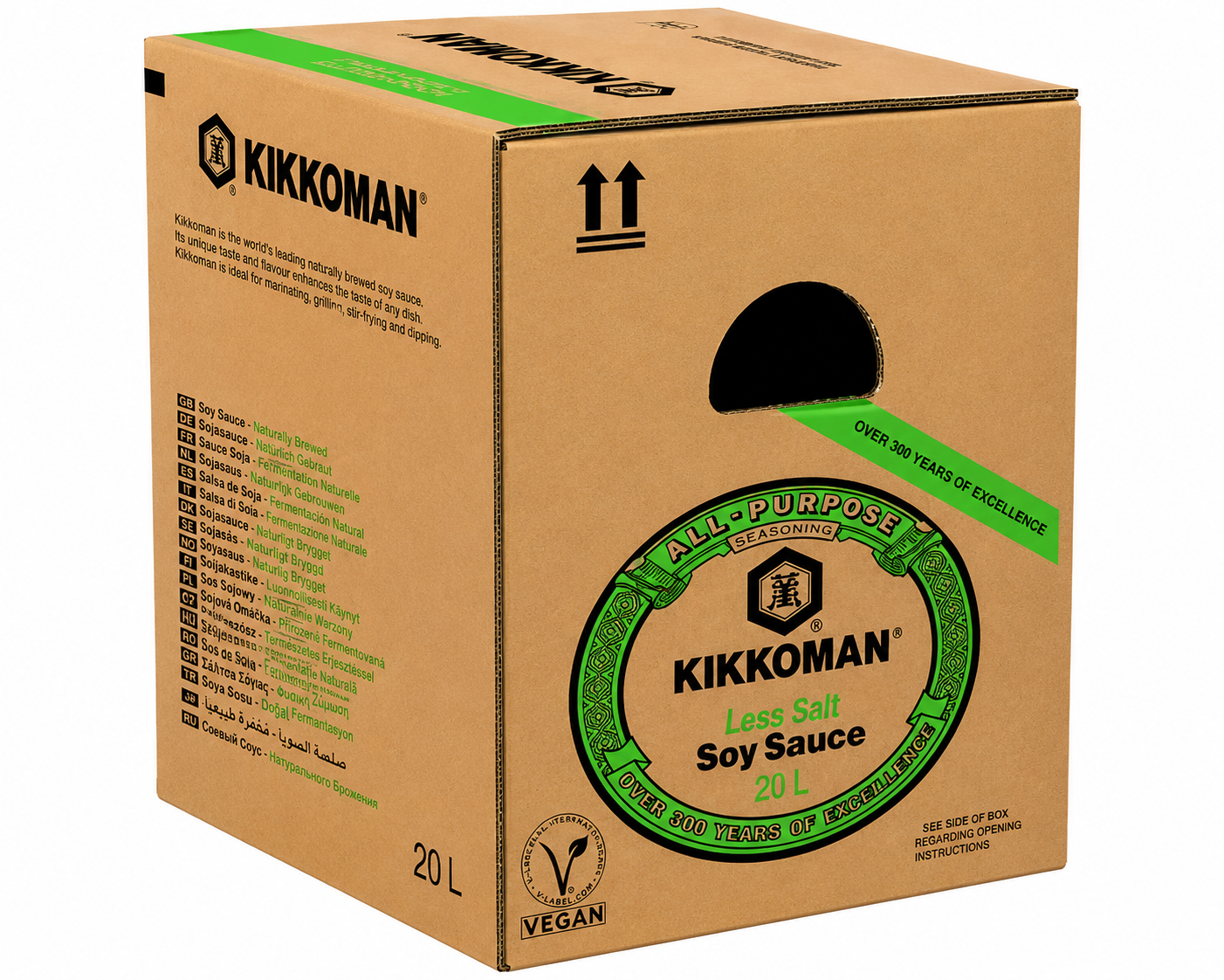 KIKKOMAN Sauce soja à teneur réduite en sel 20 L
