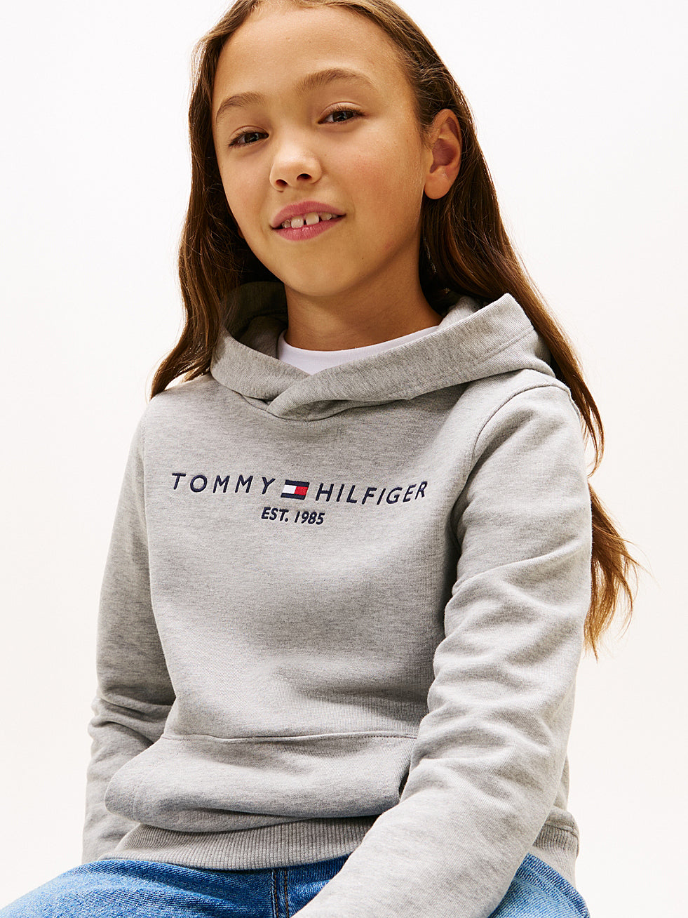 Tommy Hilfiger Sweat à capuche essentiel Gris 4