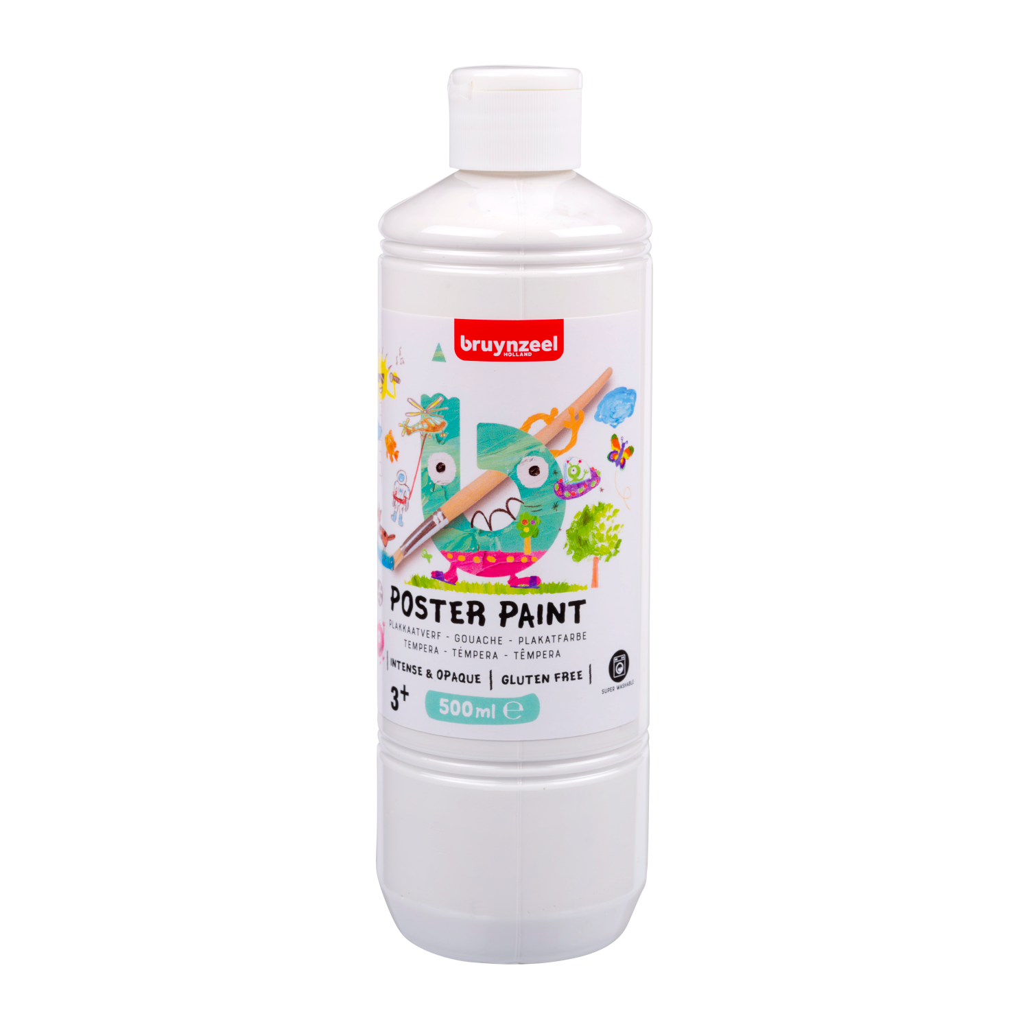 Bruynzeel Gouache - 500 ml Blanc
