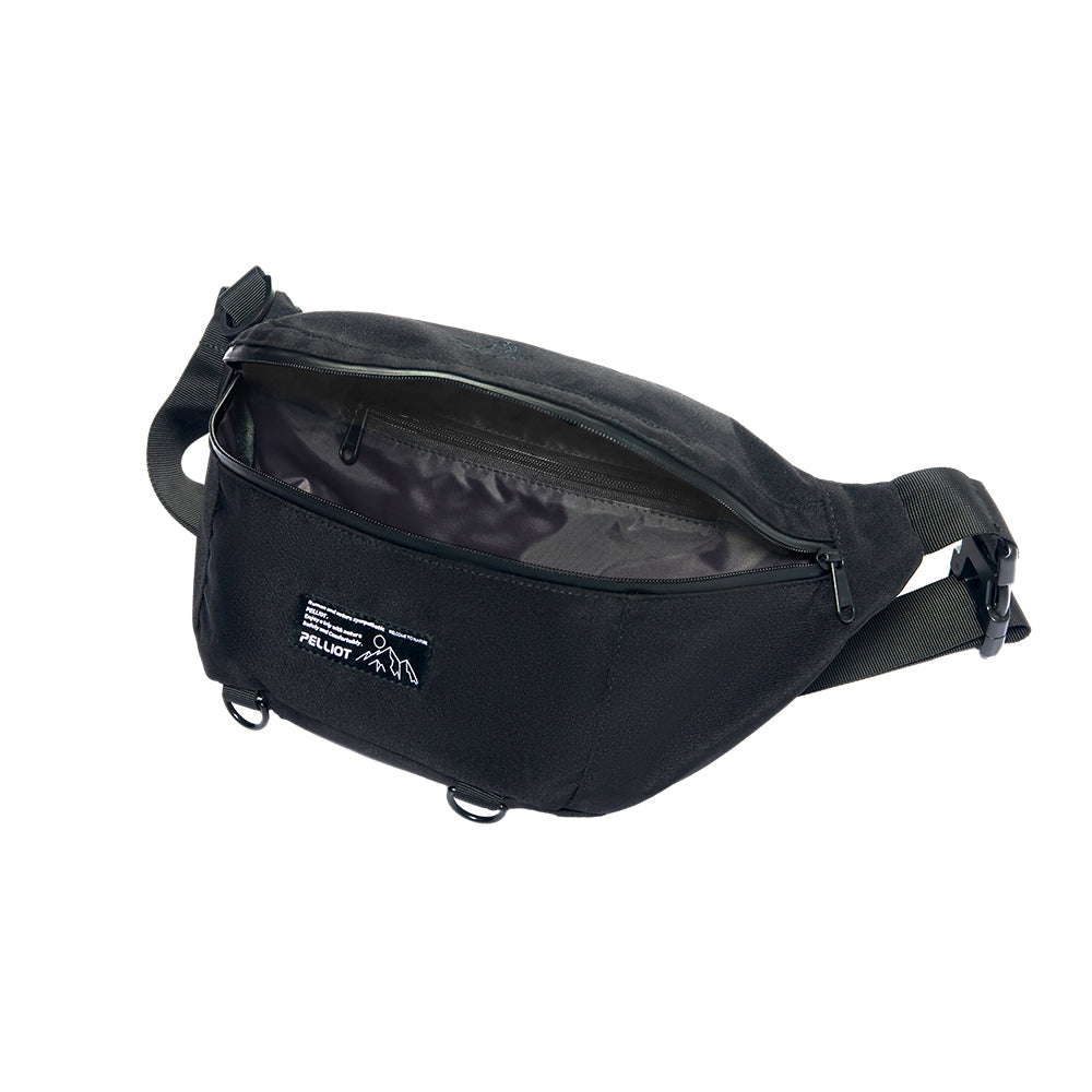 PELLIOT Sac banane quotidien Unisexe Sport Extérieur Mains Libres Pratique – Intemporel et polyvalent, Noir