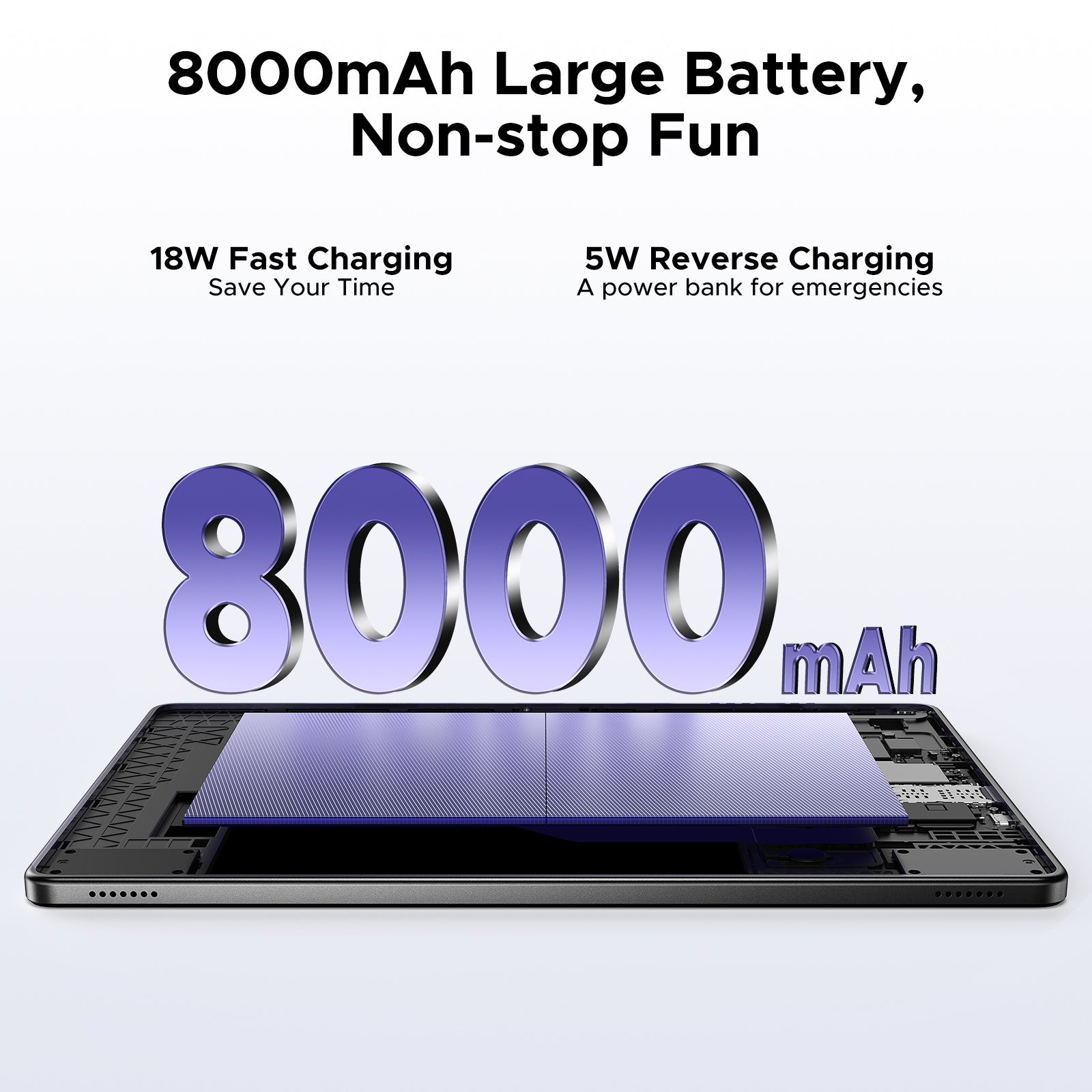 DOOGEE Tab G6 Plus tablette 11 pouces, Android 15, modèle 2025, compatible 5G/Wi‑Fi, emplacement pour carte SIM intégré, écran IA FHD+, 32GB RAM + 256GB ROM, 2TB, 8000mAh, octa-core T7280, compatible Widevine L1, GPS, noir