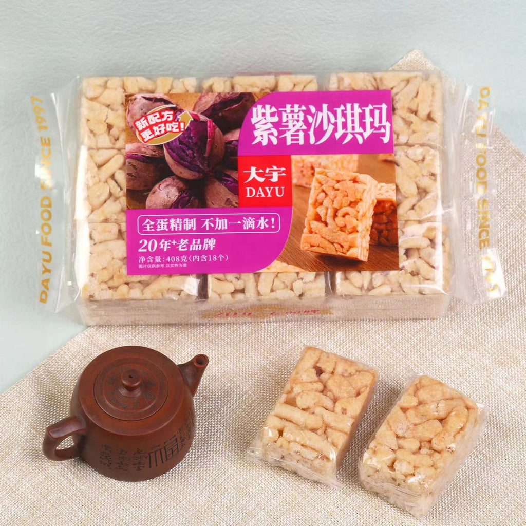 DAEWOO Sachima Saveur patate douce violette 408 g (Contient 18 paquets)