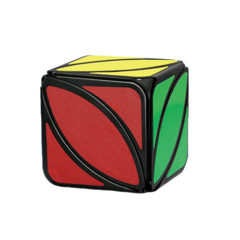 GAN Cube modifié en forme de feuille d'érable, conception traditionnelle avec autocollants, jouet casse-tête fantaisie