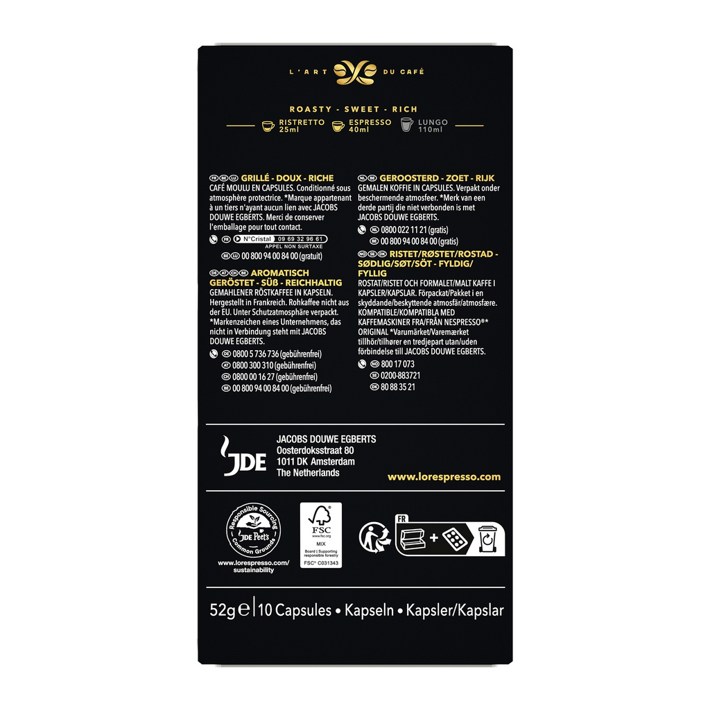 L'OR Café Nespresso Supremo x10