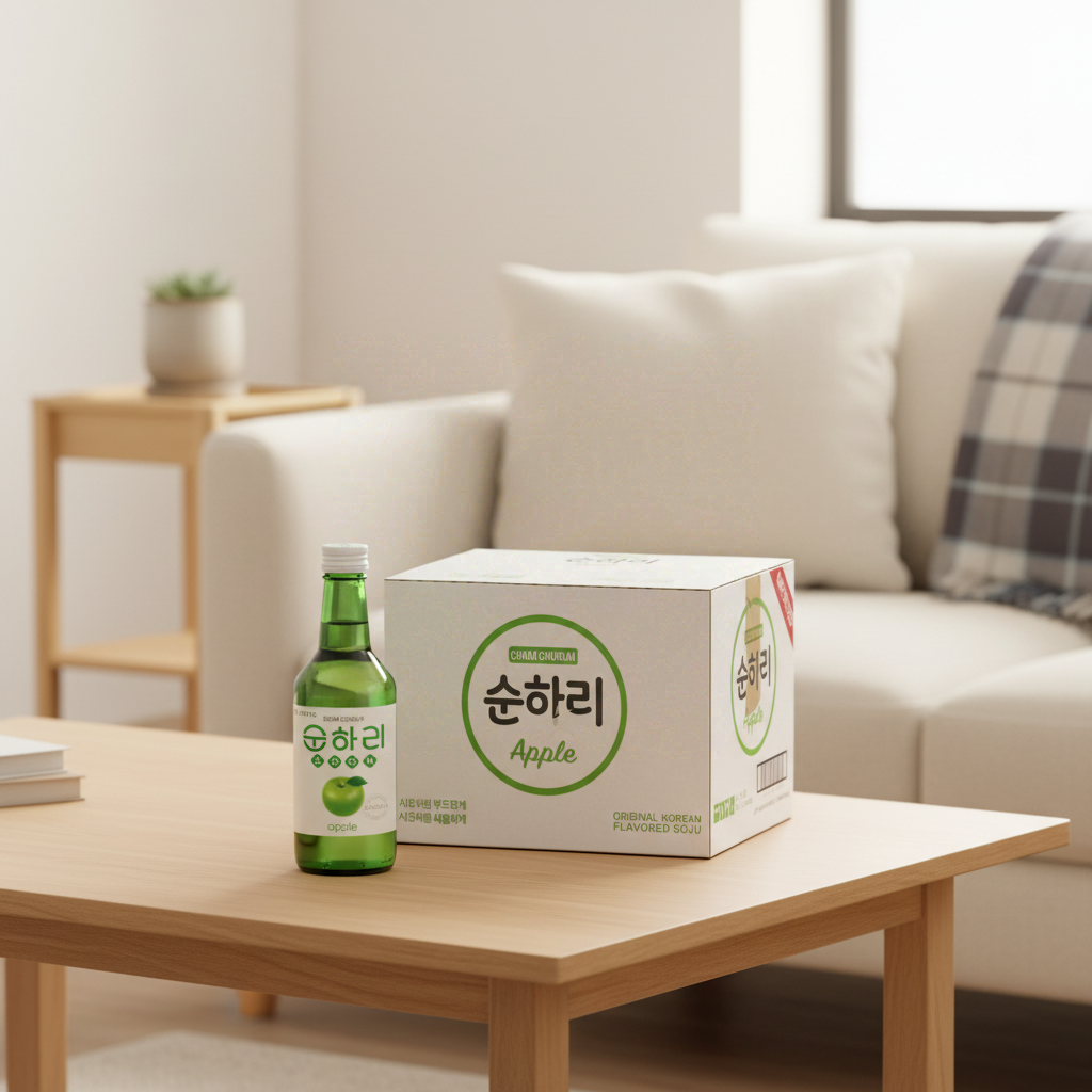 ChumChurum KR Soju Sunhari Pomme 12 % 20 x 350 ml