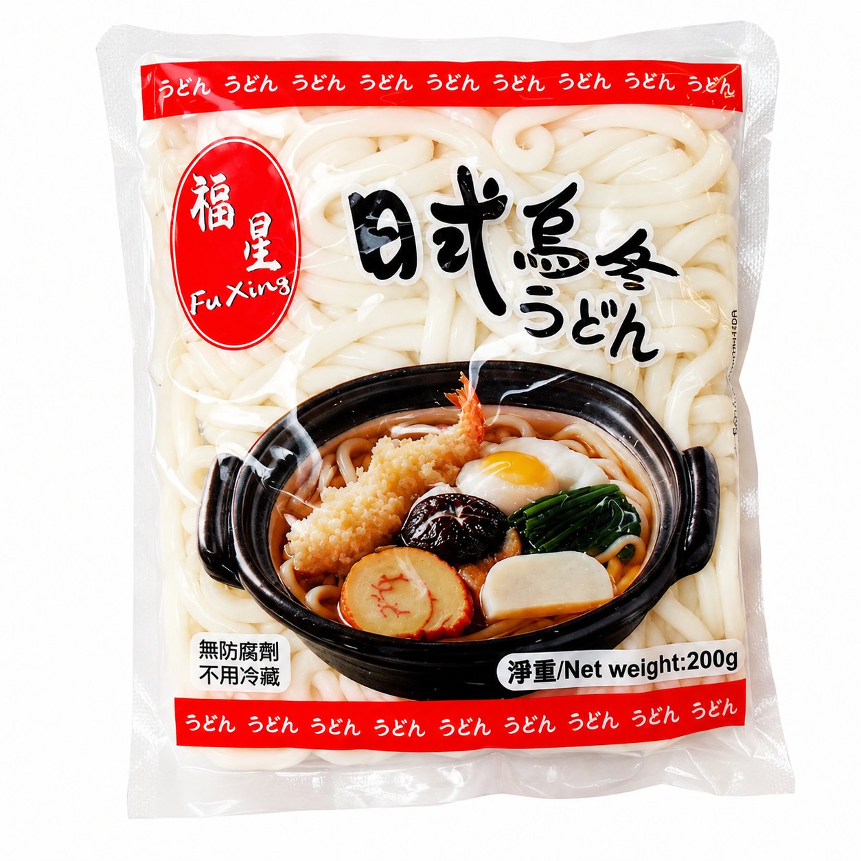 FU XING Nouilles udon 200 g